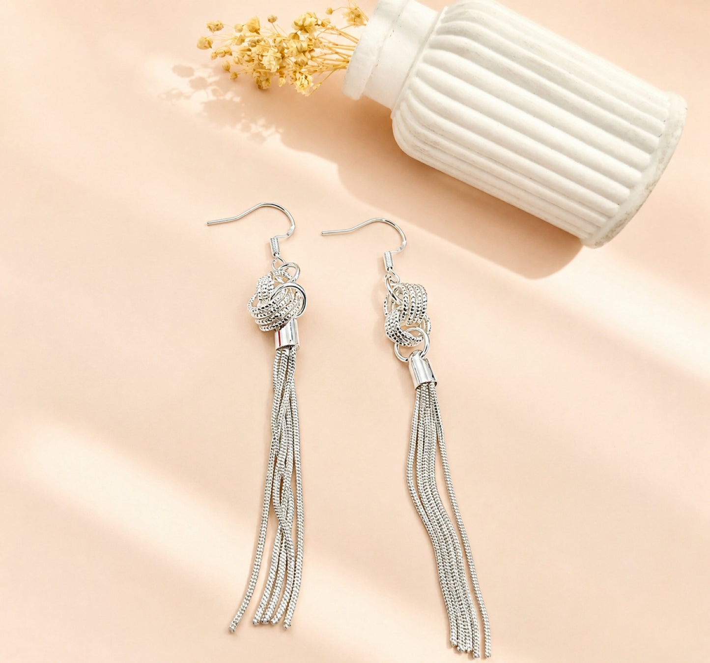 RA3553 - ARETE RODIO COLOR PLATA 925