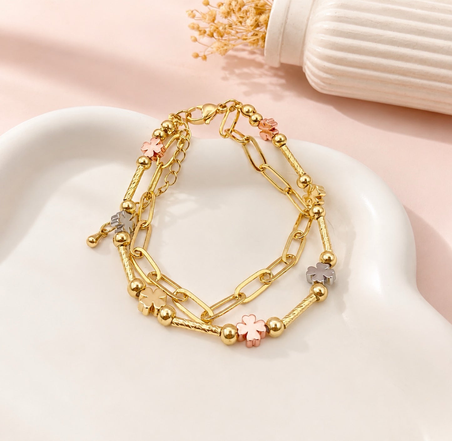 RA3815 - PULSERA EN RODIO
