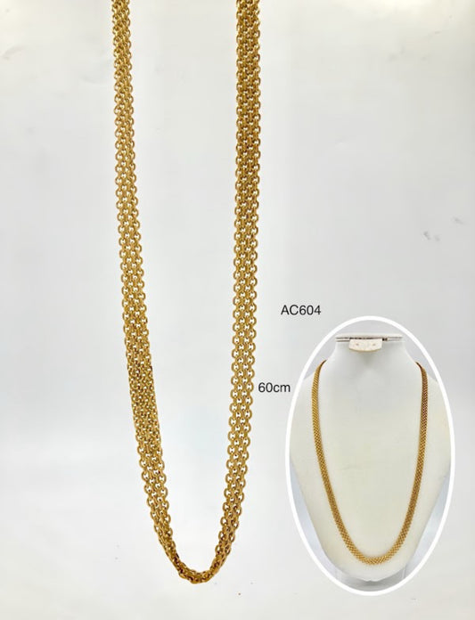 AC604 - CADENA CHINESCA EN ACERO 60CM