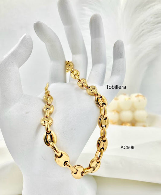AC509 - TOBILLERA EN ACERO GUCCI