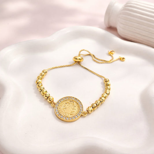 RA5830 - PULSERA RODIO SAN BENITO