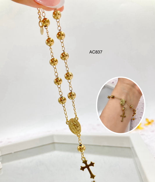 AC837 - DENARIO DAMA EN ACERO BOLA # 6