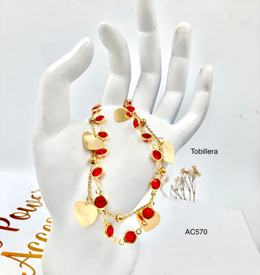 AC570 - TOBILLERA ACERO