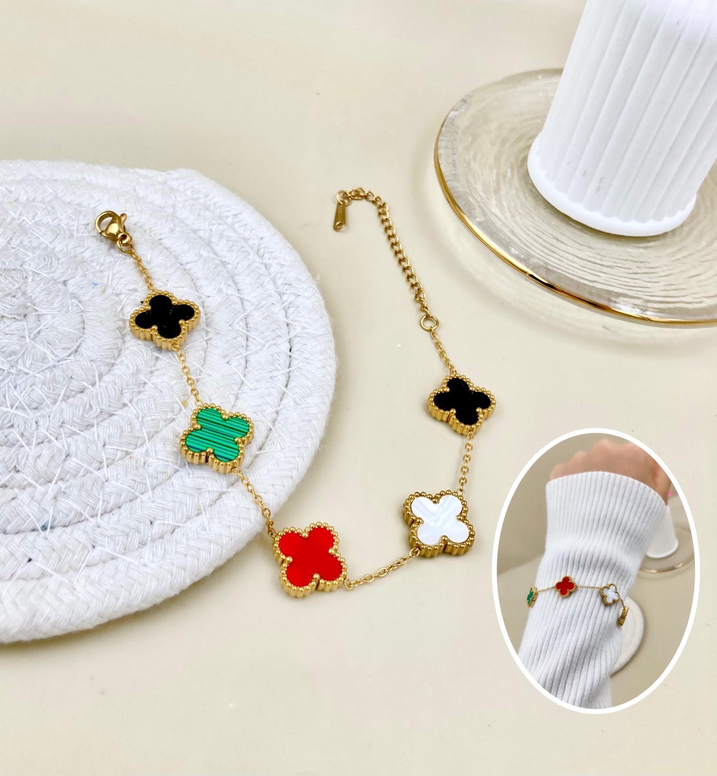 AC969 - PULSERA EN ACERO VAN CLEEFF