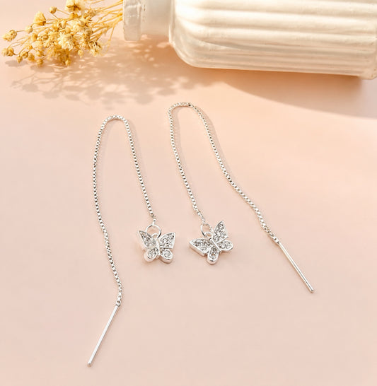 RA3576 - ARETE COMETA RODIO COLOR PLATA 925