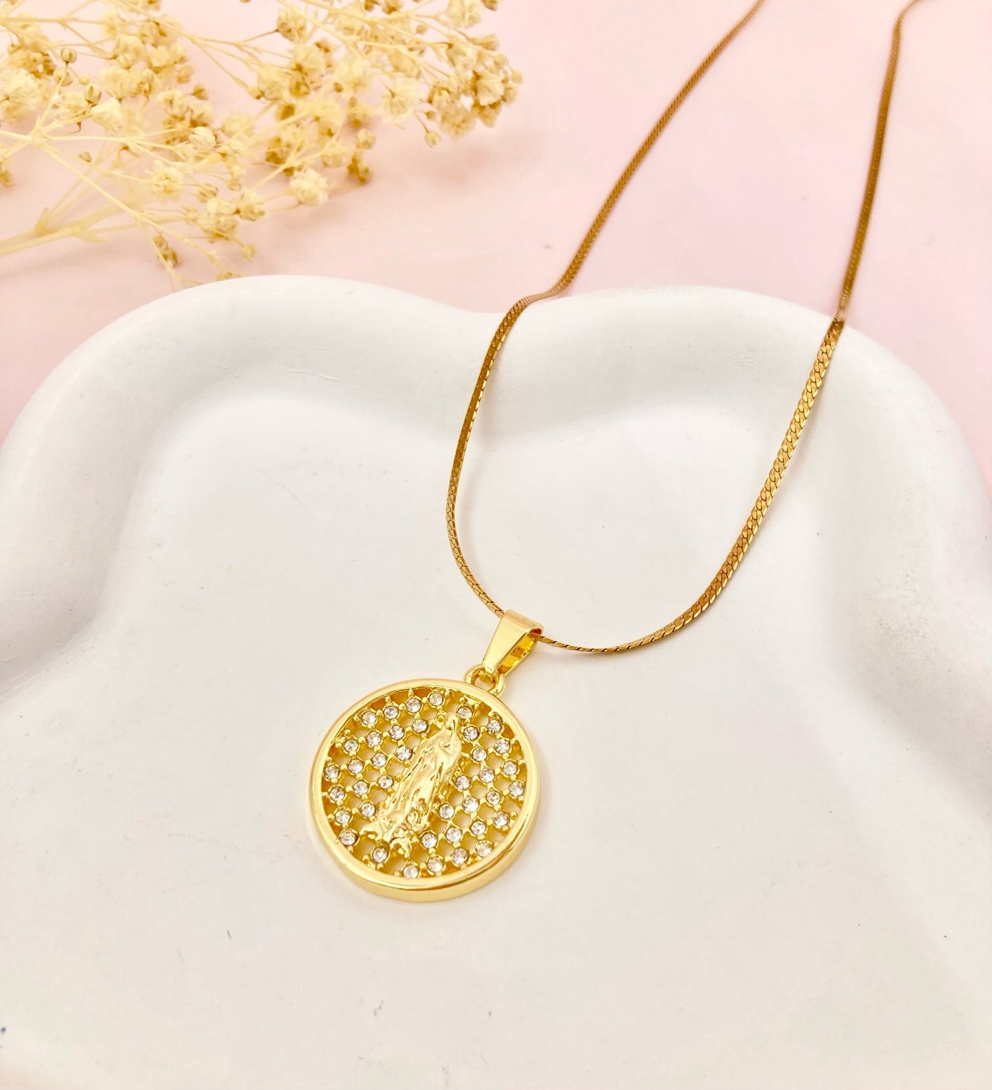 AC1296 - DIJE CON CADENA EN ACERO