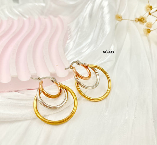 AC998 - CANDONGA EN ACERO TRES OROS