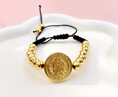 AC1570 - PULSERA EN ACERO SAN BENITO