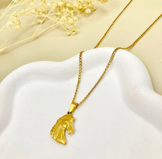 AC1303 - DIJE EN ACERO CABALLO ( sin cadena )