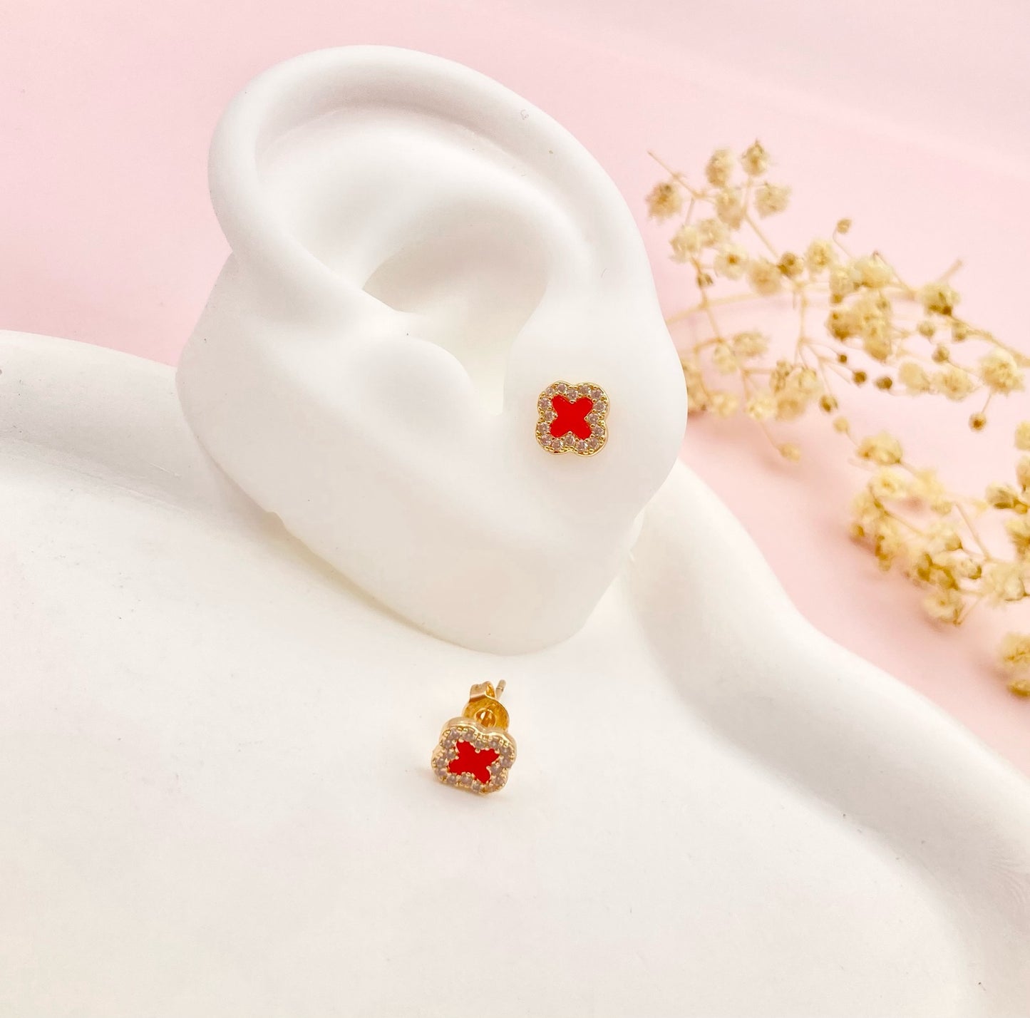 RA4876 - TOPO RODIO VAN CLEEF ROJO