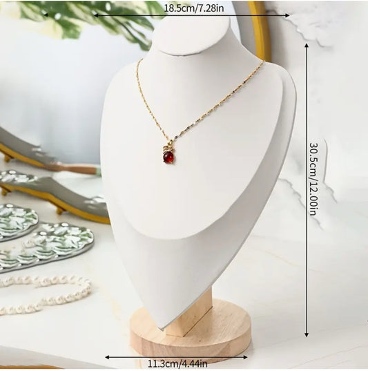 EX103 - EXHIBIDOR CUELLERO 30.5 CM DE ALTO POR 18.5 CM DE ANCHO