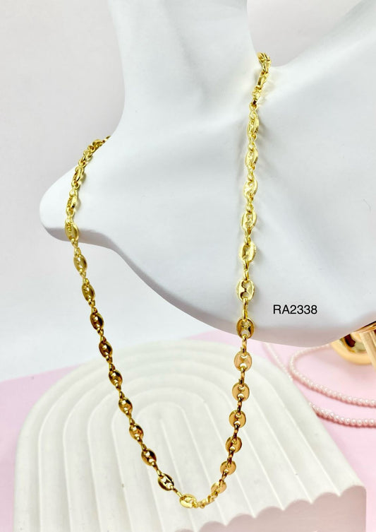 RA2338 - GARGANTILLA GUCHI 40 CM EN RODIO