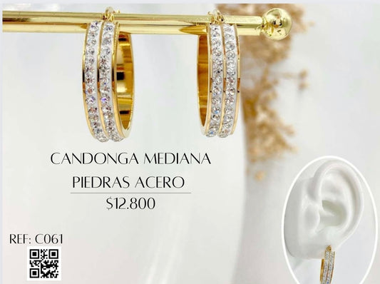 C061 - CANDONGA MEDIANA PIEDRAS ACERO