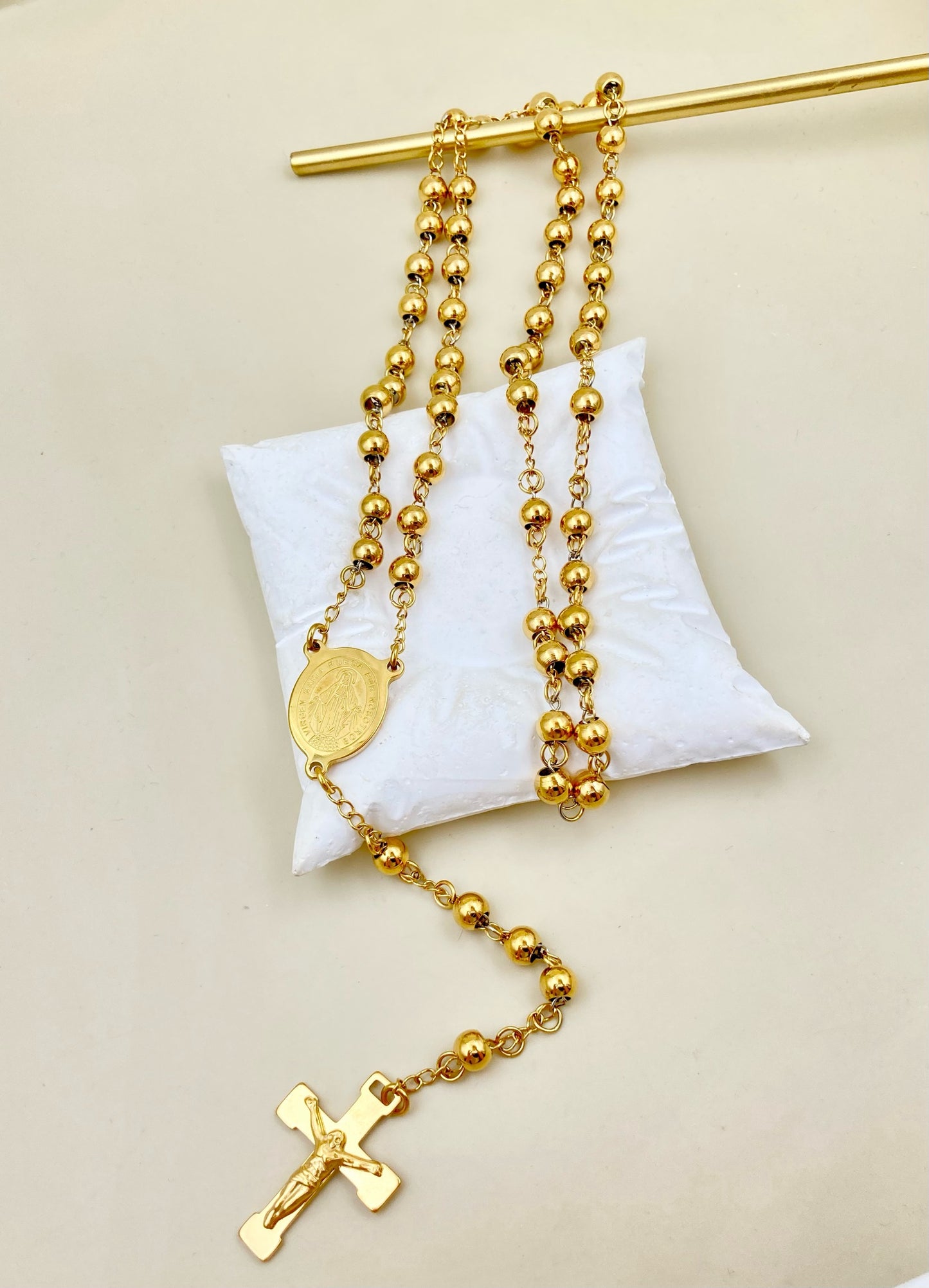 CM020 - CAMÁNDULA EN ACERO DORADA # 6