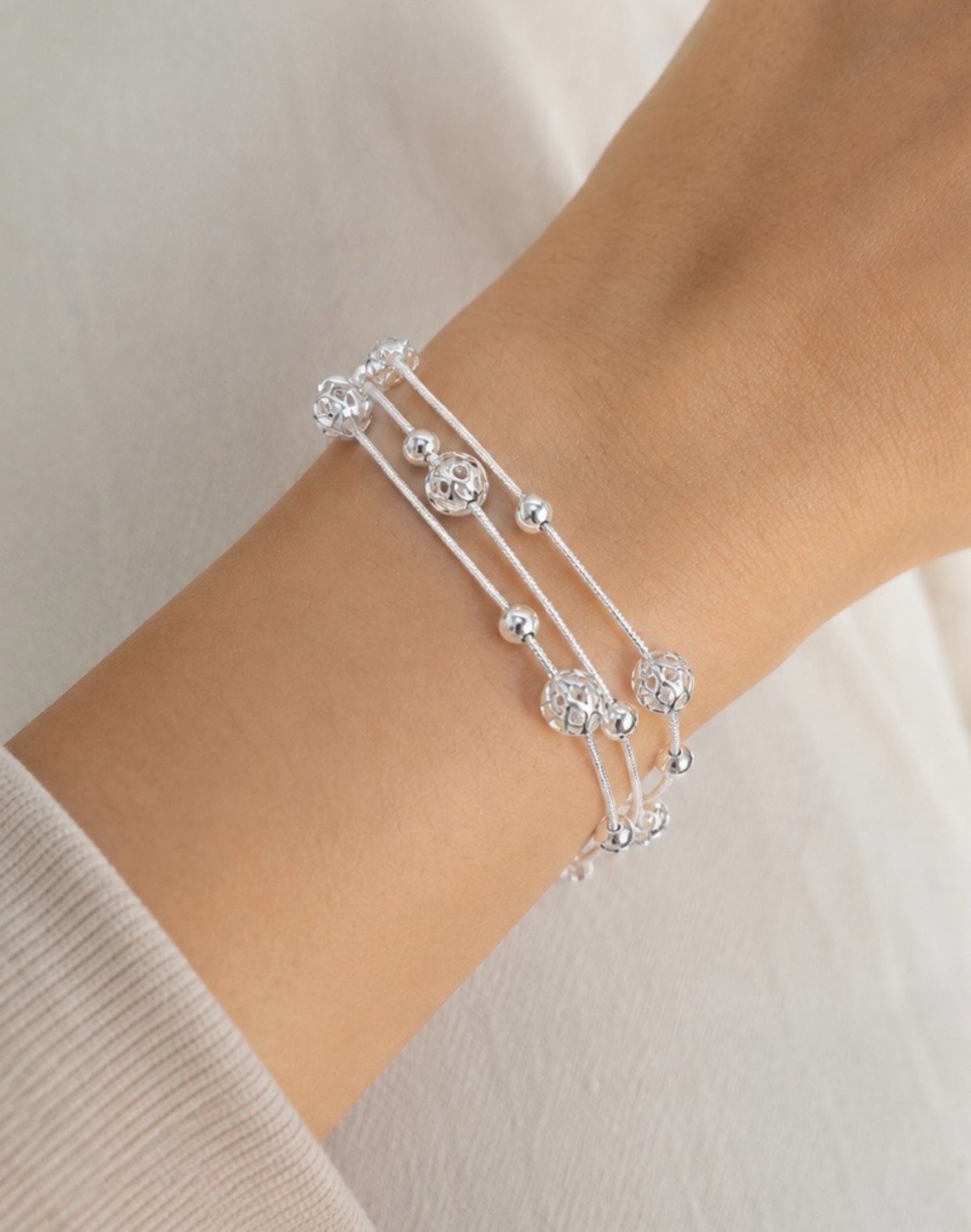 RA3563 - PULSERA  RODIO COLOR PLATA 925
