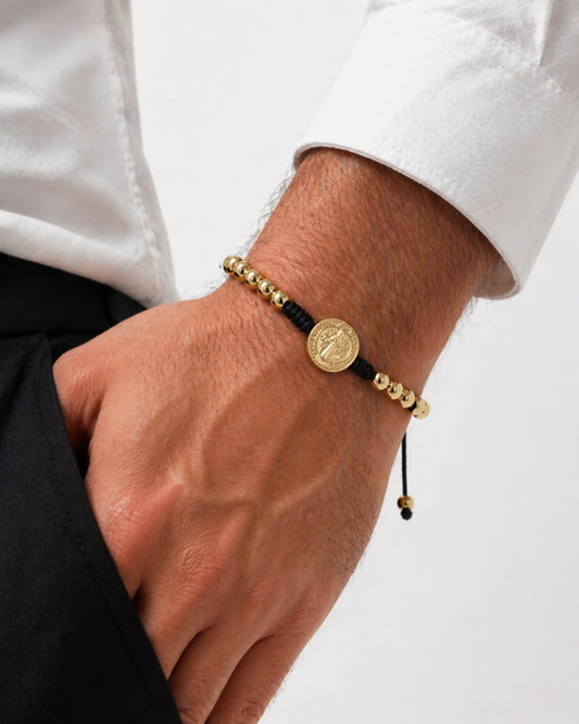 RA5897 - PULSERA RODIO SAN BENITO