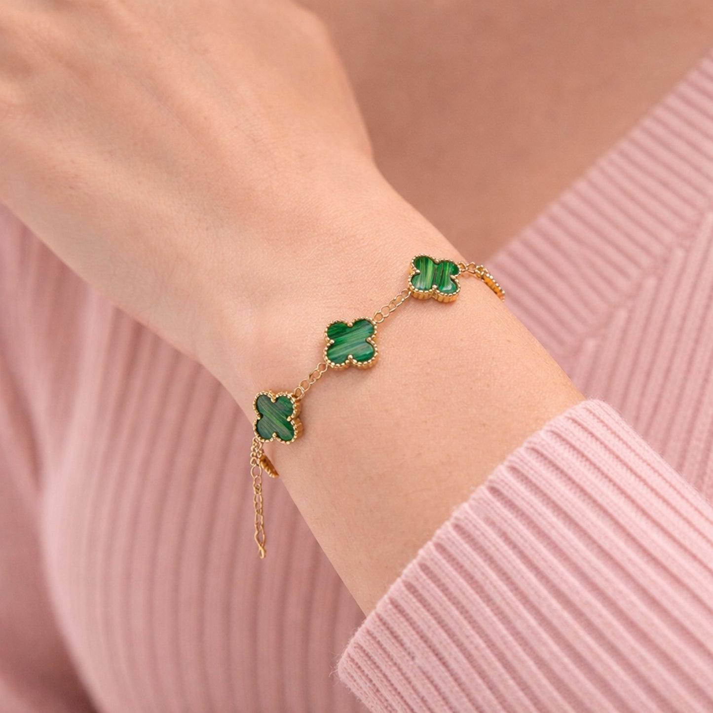 AC1505 - PULSERA EN ACERO VAN CLEEF