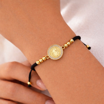 RA5831 - PULSERA RODIO SAN BENITO