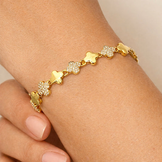 RA4122 - PULSERA EN RODIO