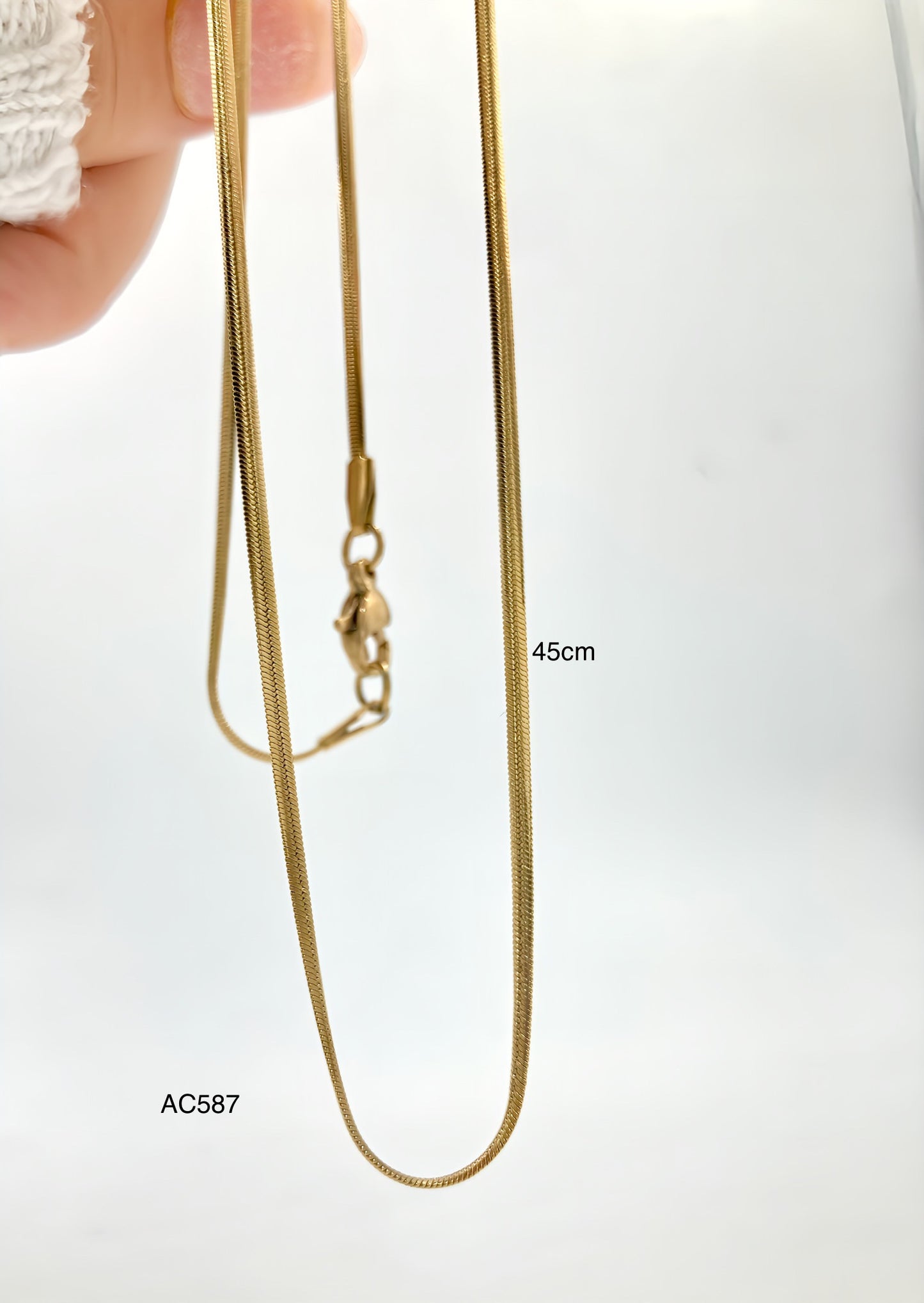 AC587 - CADENA EN ACERO 45 CM