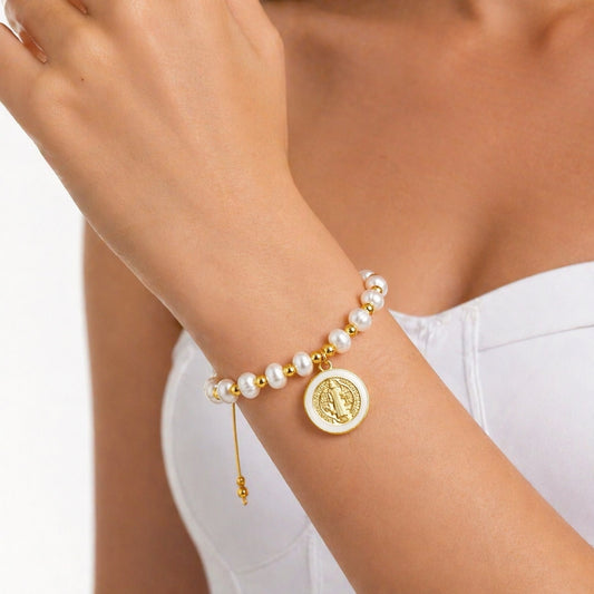 RA5837 - PULSERA RODIO SAN BENITO