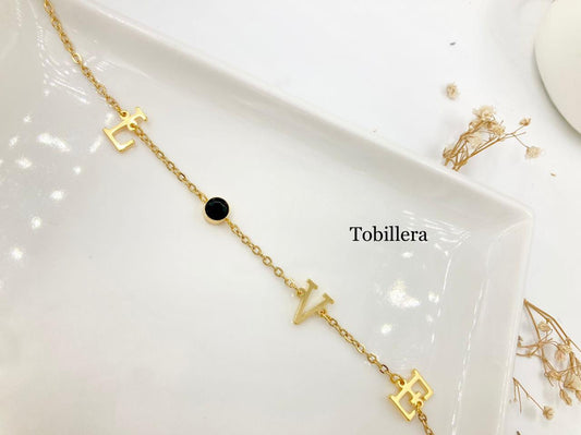 TB003 - TOBILLERAS LOVE ACERO